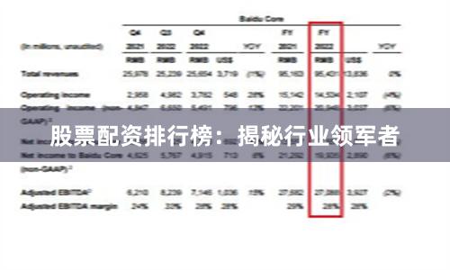 股票配资排行榜：揭秘行业领军者